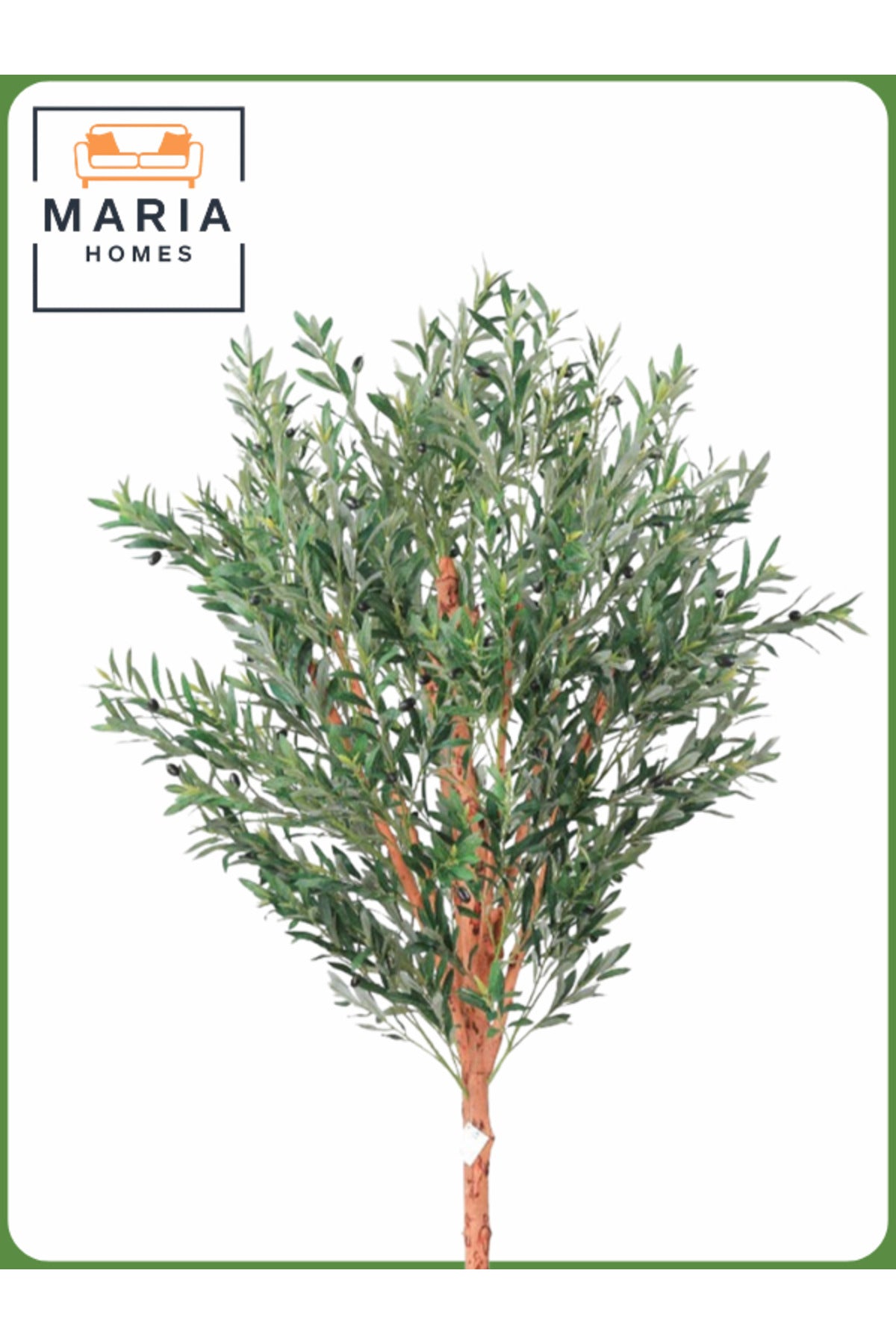 Artificial Olive Tree 230 cm Ð Large Decorative Tree with Black Pot