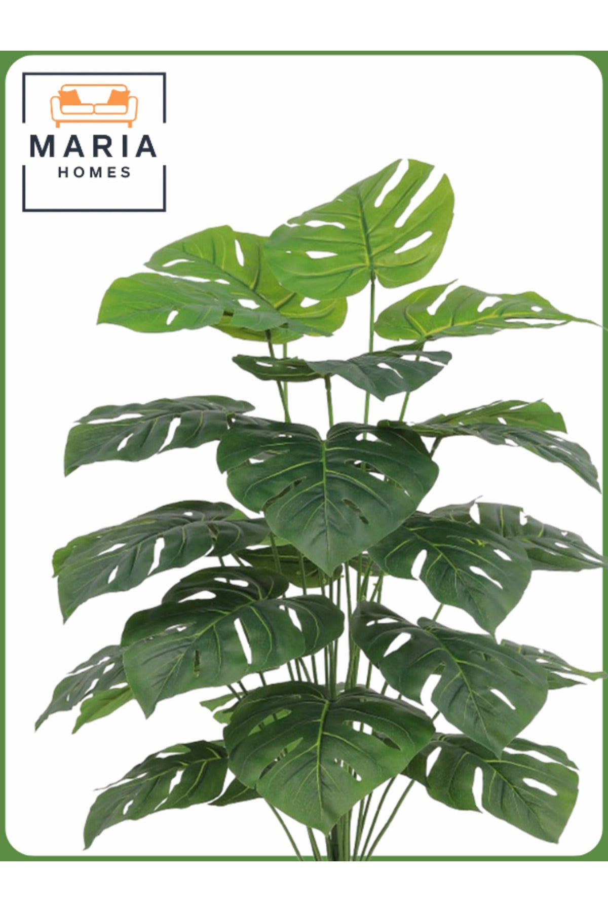 Artificial Monstera Plant 105 cm Ð Decorative Indoor Plant new white Pot