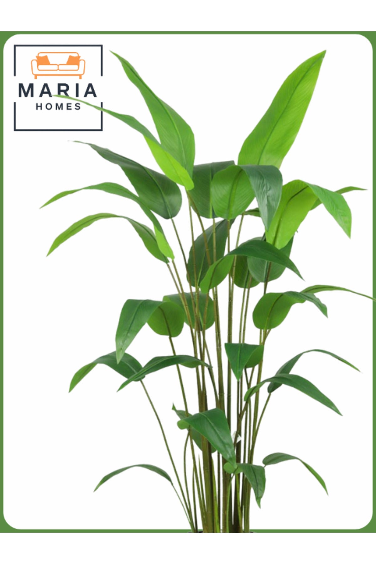 Artificial Bird of Paradise Tree 170 cm Ð Indoor Faux Plant with GRAY Pot