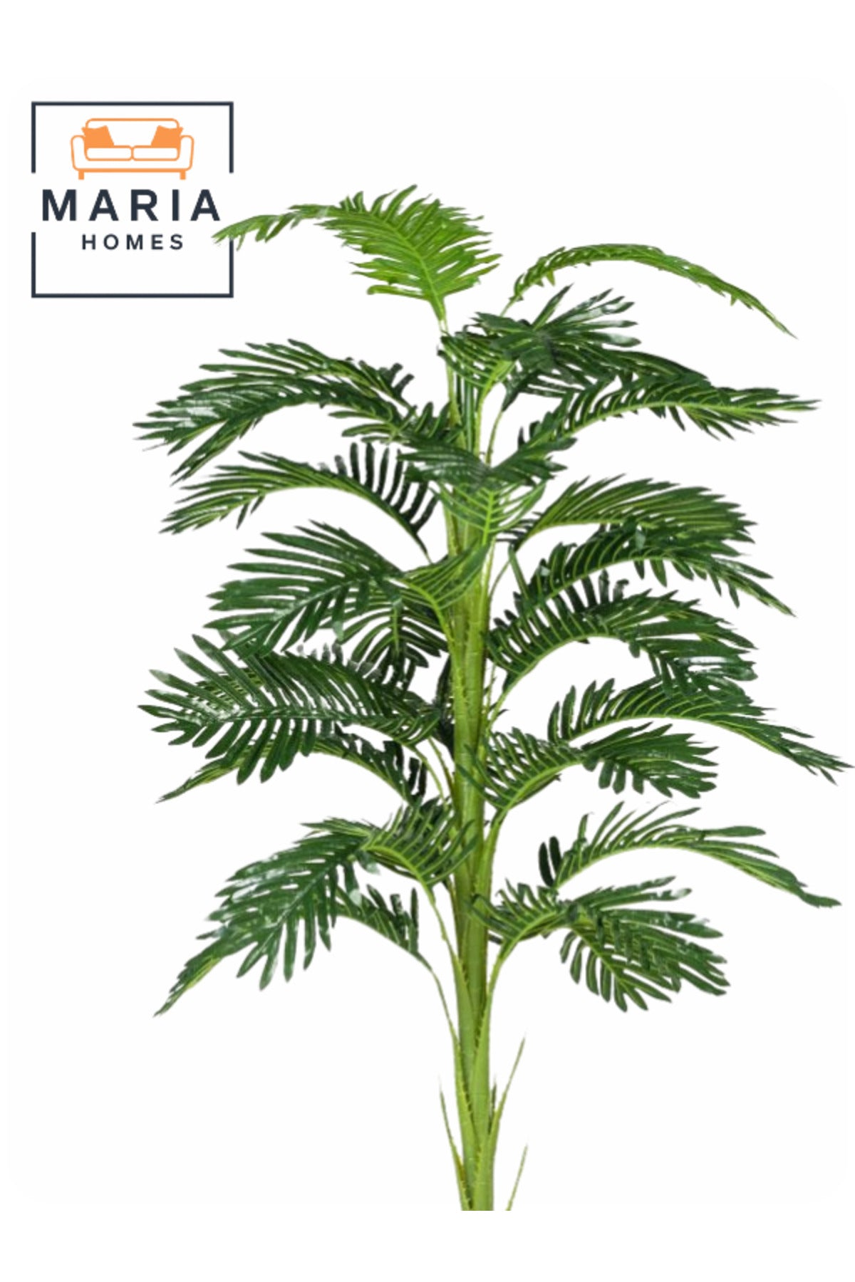 Artificial Palm Tree 155 cm Ð Decorative Green Plant with Modern Plastic Pot