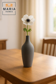 Modern Grey Decorative Vase √ê Ceramic Table Vase for Home and Office Decor