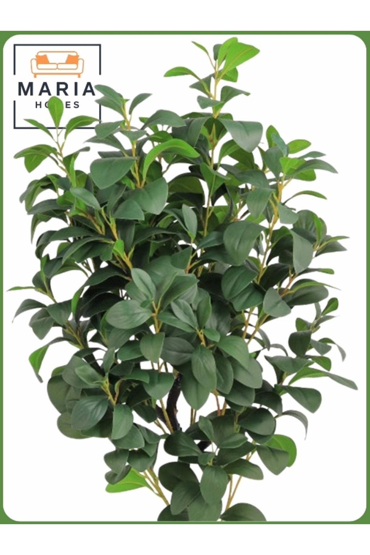 Artificial Lemon Tree 115 cm Ð Indoor Decorative Plant with Gray Pot