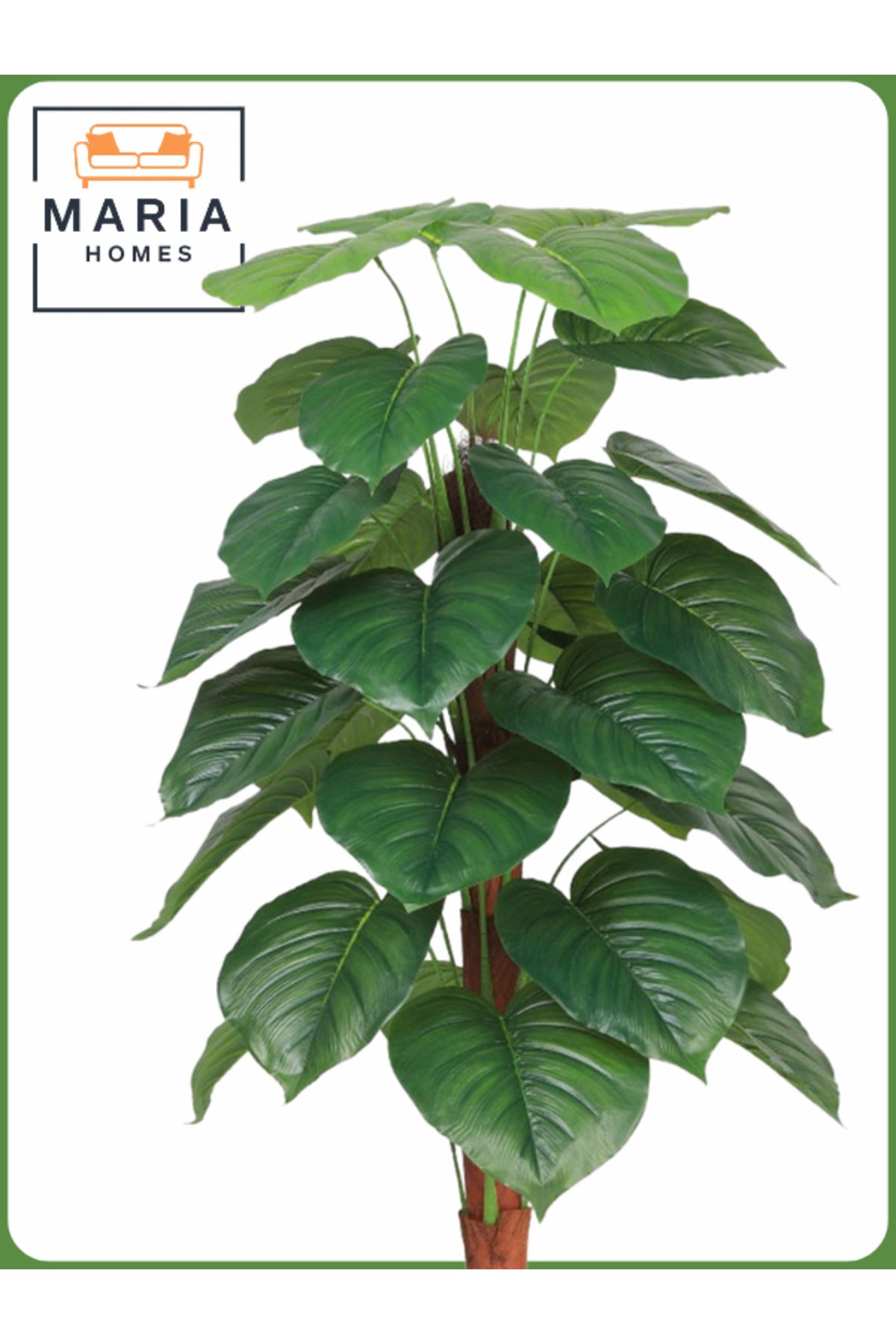 Artificial Philodendron Tree 135 cm Ð Decorative Indoor Plant with Brown Pot