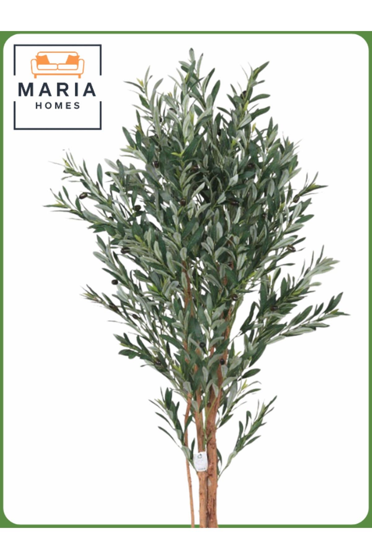 Artificial Olive Tree 170 cm Ð Decorative Indoor Tree with Gray Pot