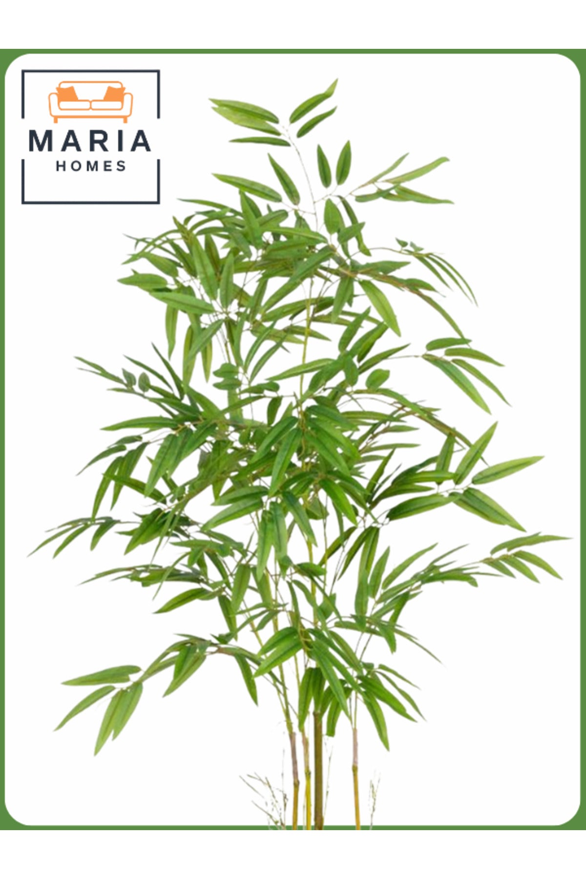 Artificial Bamboo Tree 130 cm Ð Indoor Decorative Plant with Black Pot