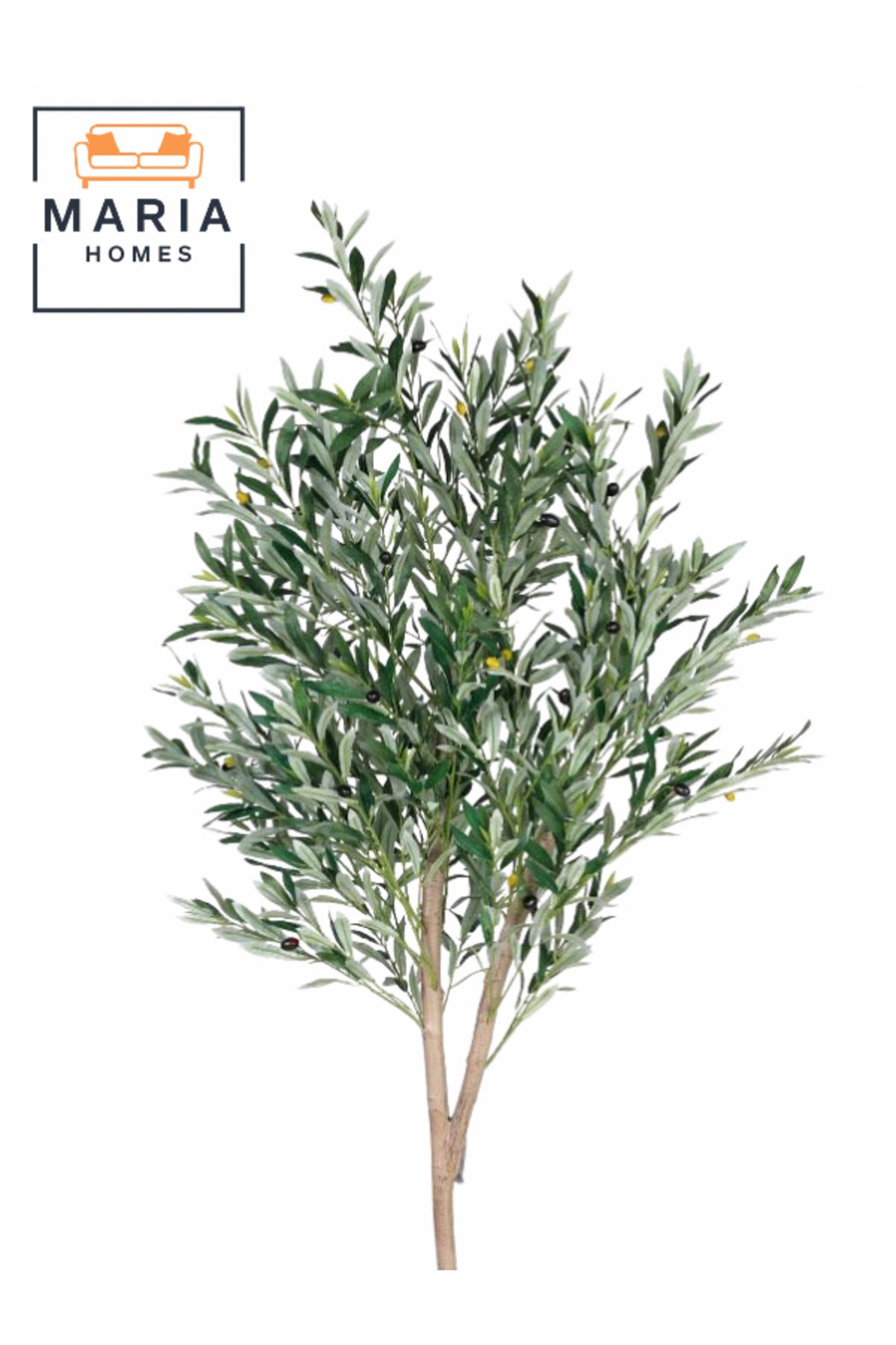 Artificial Olive Tree 180 cm Ð Tall Decorative Green Plant with Black Pot