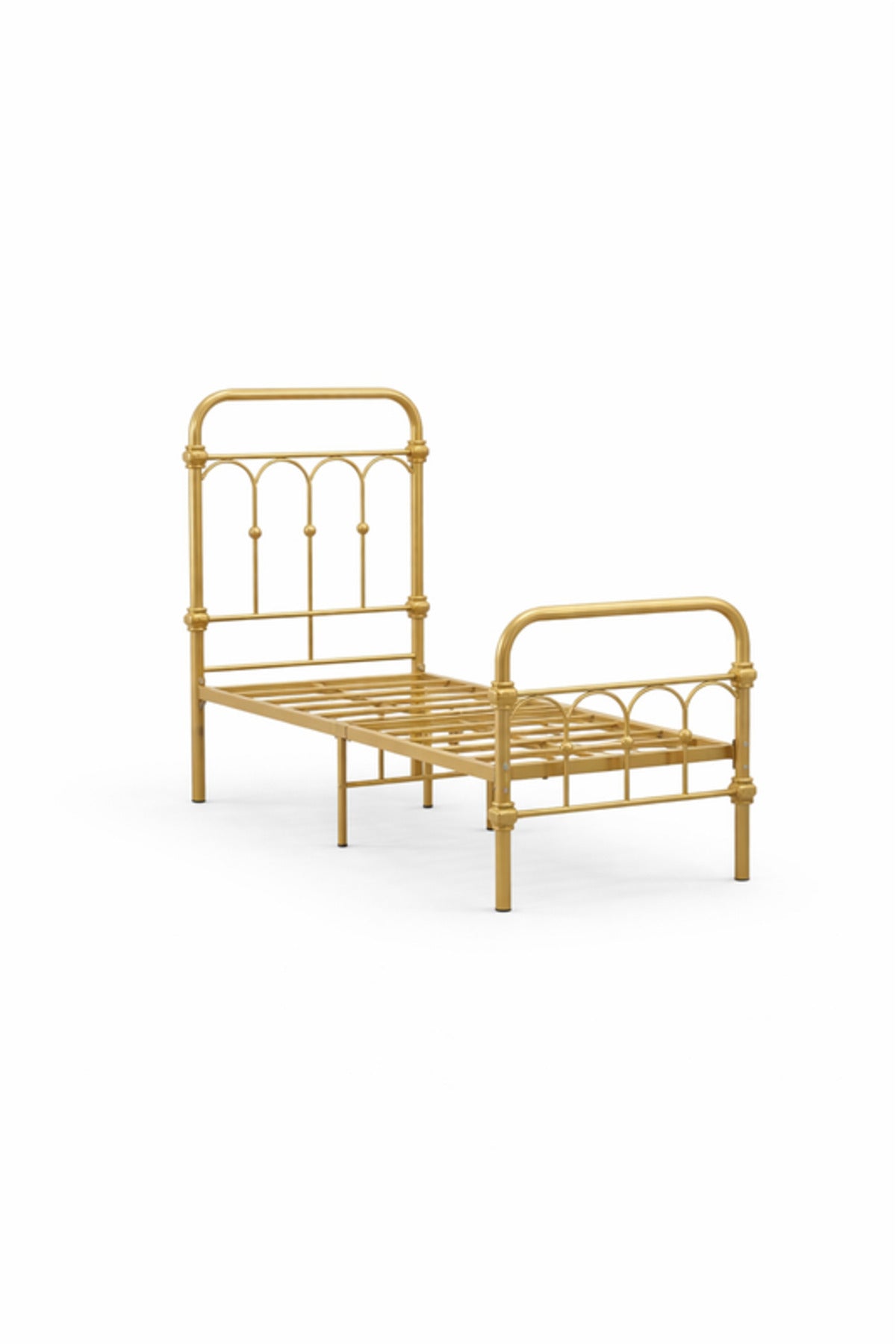 Gold Metal Kids Bed Frame elegant touch to your child√ïs bedroom with this gold metal