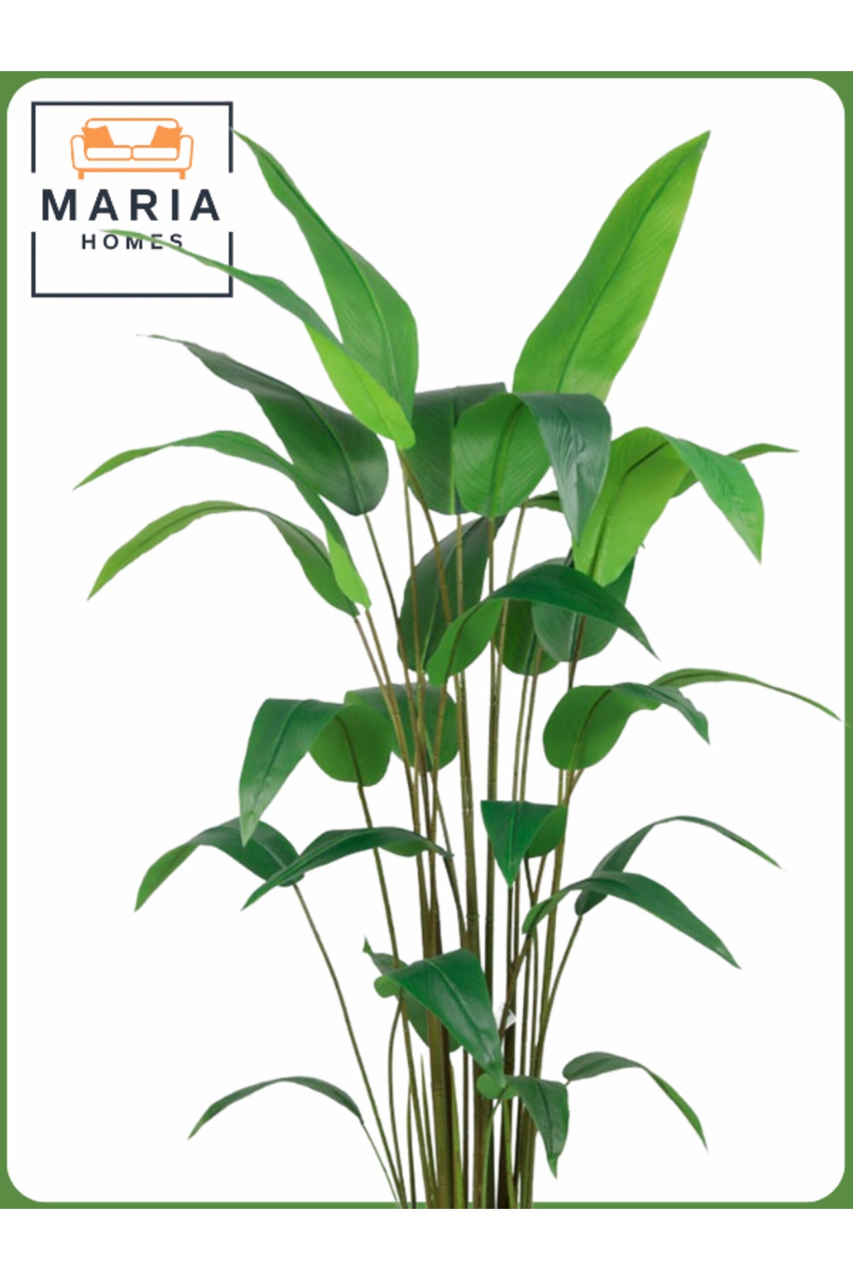 Artificial Bird of Paradise Tree 180 cm Ð Tall Indoor Plant with Black Pot
