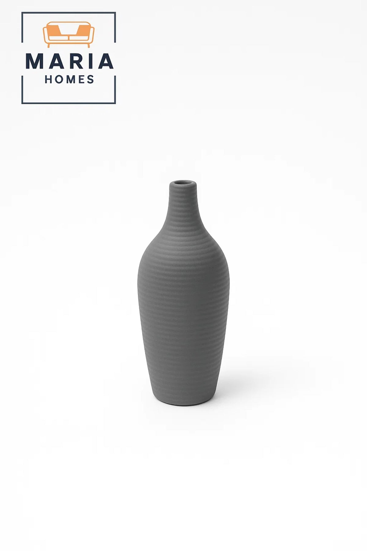 Modern Grey Decorative Vase √ê Ceramic Table Vase for Home and Office Decor
