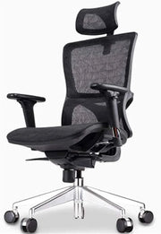 Premium Black Mesh Ergonomic Office Chair With Headrest And 4d Armrests Ð Adjustable Comfort